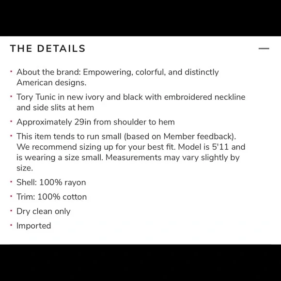 NEW Tory Burch Long Sleeve Stripe Tunic Top Size 2 Rayon Slub Stripe Tunic $348 - Picture 5 of 9